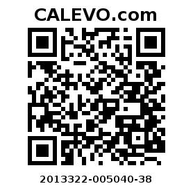 Calevo.com pricetag 2013322-005040-38