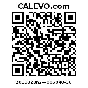 Calevo.com pricetag 2013323n24-005040-36