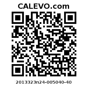 Calevo.com pricetag 2013323n24-005040-40