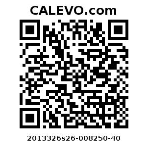 Calevo.com Preisschild 2013326s26-008250-40