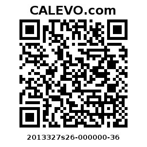 Calevo.com Preisschild 2013327s26-000000-36