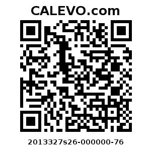 Calevo.com Preisschild 2013327s26-000000-76