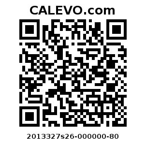 Calevo.com Preisschild 2013327s26-000000-80