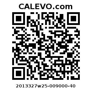 Calevo.com Preisschild 2013327w25-009000-40
