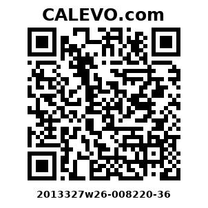 Calevo.com Preisschild 2013327w26-008220-36