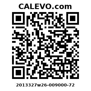 Calevo.com Preisschild 2013327w26-009000-72