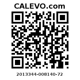 Calevo.com pricetag 2013344-008140-72