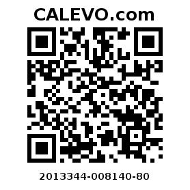 Calevo.com pricetag 2013344-008140-80