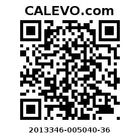 Calevo.com pricetag 2013346-005040-36