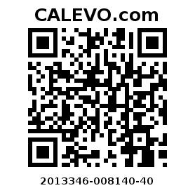 Calevo.com pricetag 2013346-008140-40