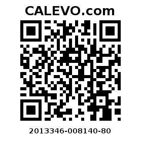Calevo.com pricetag 2013346-008140-80
