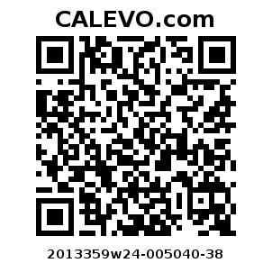 Calevo.com pricetag 2013359w24-005040-38