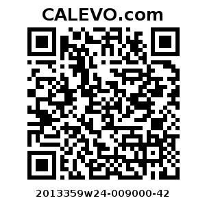 Calevo.com pricetag 2013359w24-009000-42