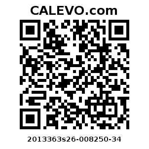 Calevo.com Preisschild 2013363s26-008250-34