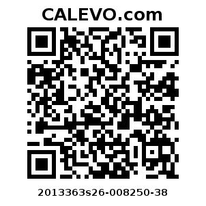 Calevo.com pricetag 2013363s26-008250-38