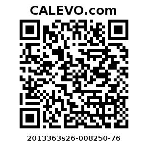 Calevo.com Preisschild 2013363s26-008250-76