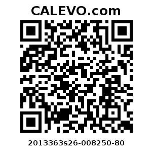 Calevo.com Preisschild 2013363s26-008250-80