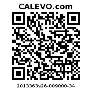 Calevo.com Preisschild 2013363s26-009000-34