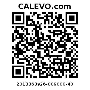 Calevo.com Preisschild 2013363s26-009000-40