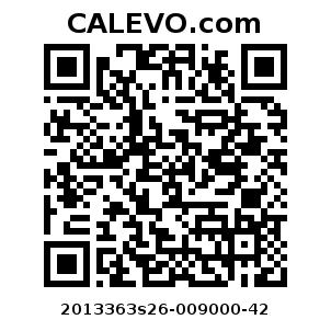 Calevo.com Preisschild 2013363s26-009000-42