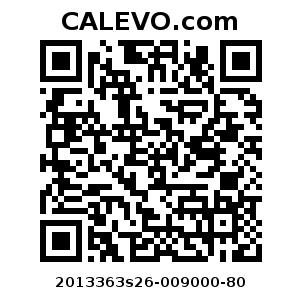 Calevo.com Preisschild 2013363s26-009000-80