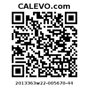 Calevo.com Preisschild 2013363w22-005670-44