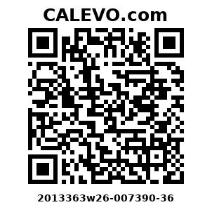 Calevo.com Preisschild 2013363w26-007390-36