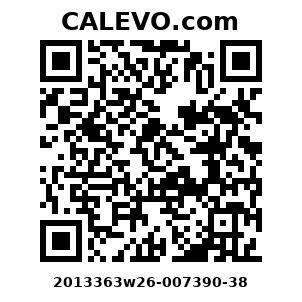 Calevo.com Preisschild 2013363w26-007390-38