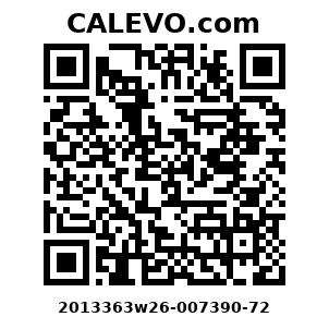 Calevo.com Preisschild 2013363w26-007390-72
