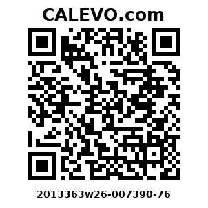 Calevo.com Preisschild 2013363w26-007390-76