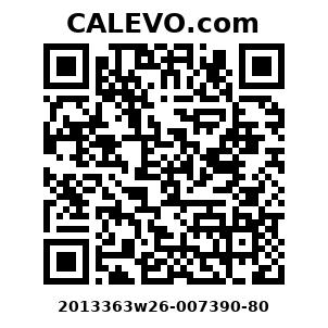 Calevo.com Preisschild 2013363w26-007390-80