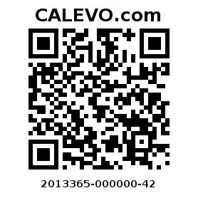 Calevo.com pricetag 2013365-000000-42