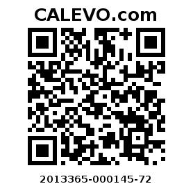 Calevo.com Preisschild 2013365-000145-72