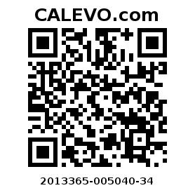 Calevo.com pricetag 2013365-005040-34