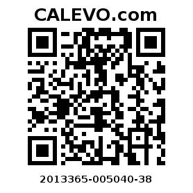 Calevo.com pricetag 2013365-005040-38