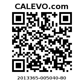 Calevo.com pricetag 2013365-005040-80
