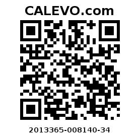 Calevo.com pricetag 2013365-008140-34