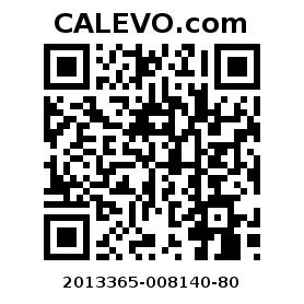 Calevo.com pricetag 2013365-008140-80