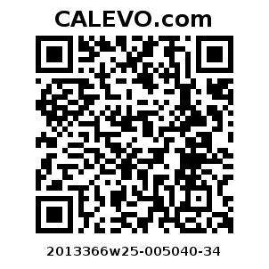 Calevo.com Preisschild 2013366w25-005040-34