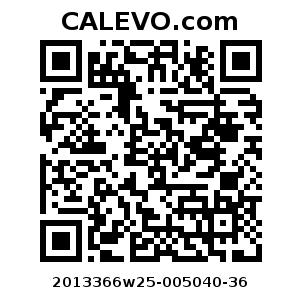 Calevo.com Preisschild 2013366w25-005040-36