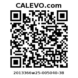 Calevo.com Preisschild 2013366w25-005040-38