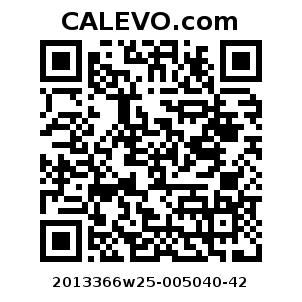 Calevo.com Preisschild 2013366w25-005040-42