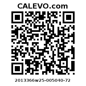 Calevo.com Preisschild 2013366w25-005040-72