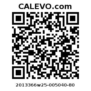 Calevo.com Preisschild 2013366w25-005040-80