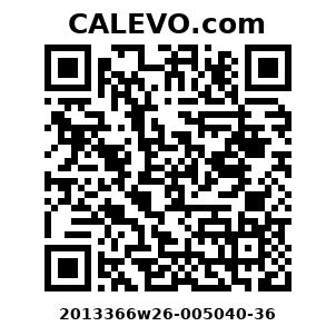 Calevo.com Preisschild 2013366w26-005040-36
