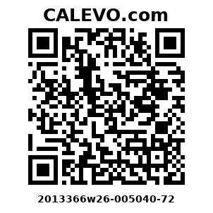 Calevo.com Preisschild 2013366w26-005040-72