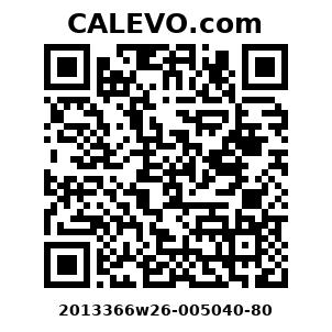 Calevo.com Preisschild 2013366w26-005040-80