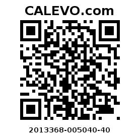 Calevo.com pricetag 2013368-005040-40