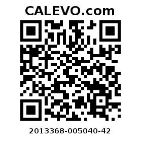 Calevo.com pricetag 2013368-005040-42