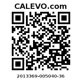 Calevo.com pricetag 2013369-005040-36